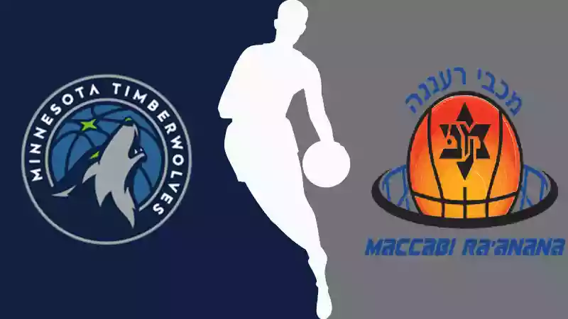 Миннесота Тимбервулвз - Маккаби Раанана 18.10.2023, Предсезон, НБА 23/24
