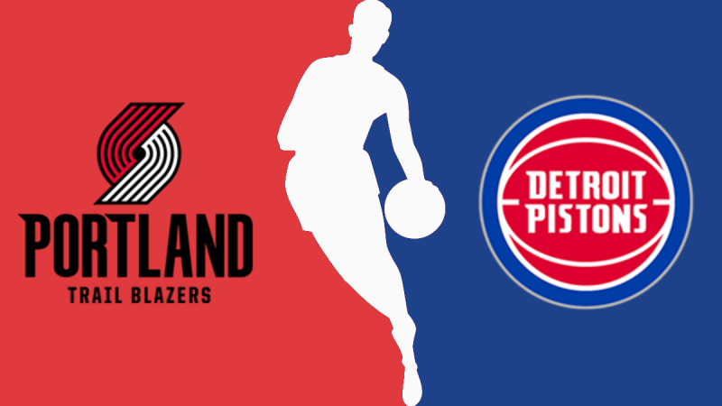 Портленд Трэйл Блэйзерс - Детройт Пистонс 09.02.2024, Регулярный сезон НБА 23/24