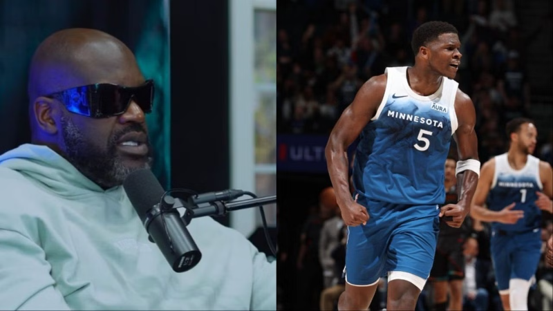 «Он как зверь», — Шакил О’Нил выбирает Энтони Эдвардса в качестве своего напарника для дуэта в НБА.